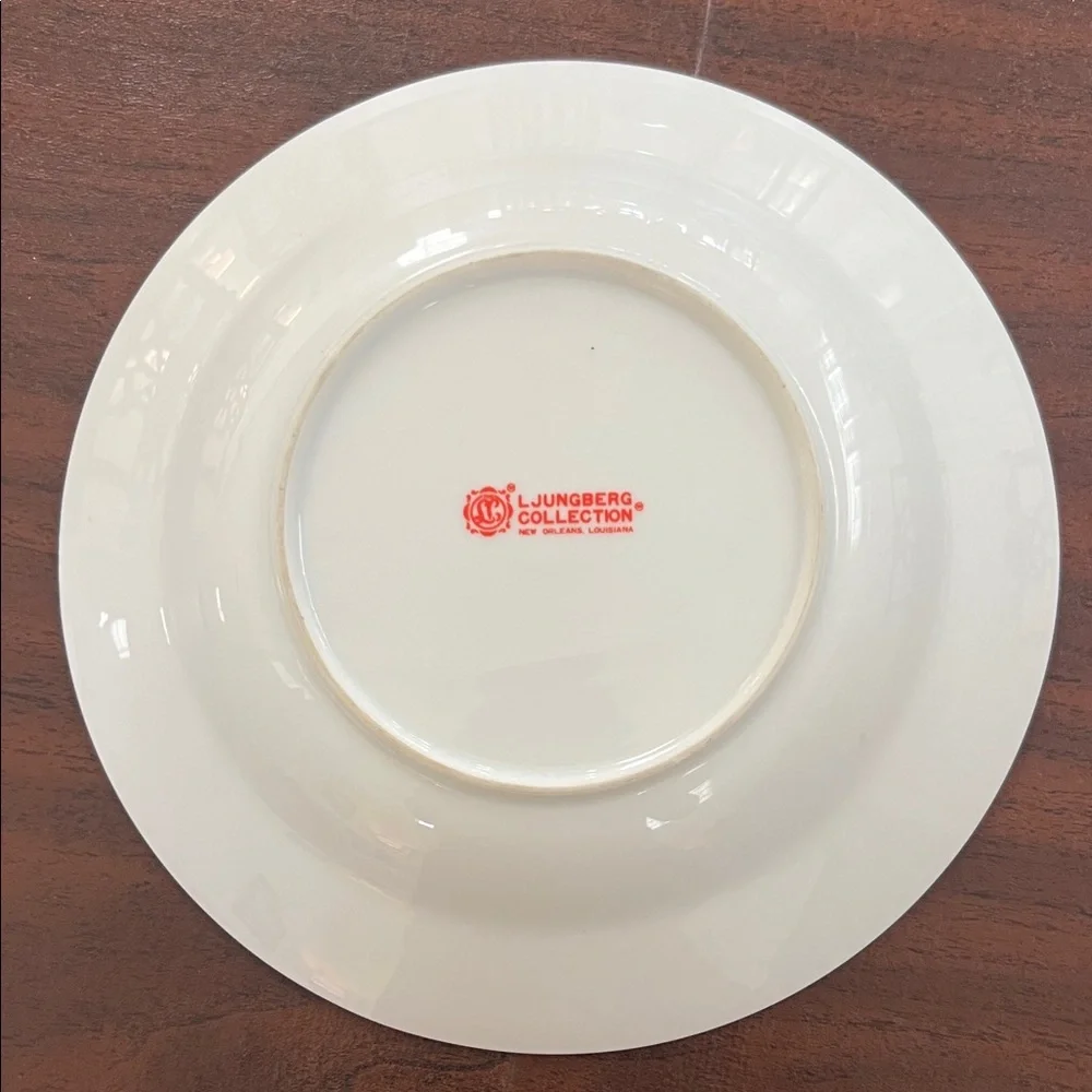 Youngberg & Co. Seafood Gumbo Bowl - White and Orange - Picture 2 of 2